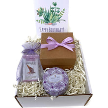 Load image into Gallery viewer, Succulent Gift Box with Chocolates and Soy Candle